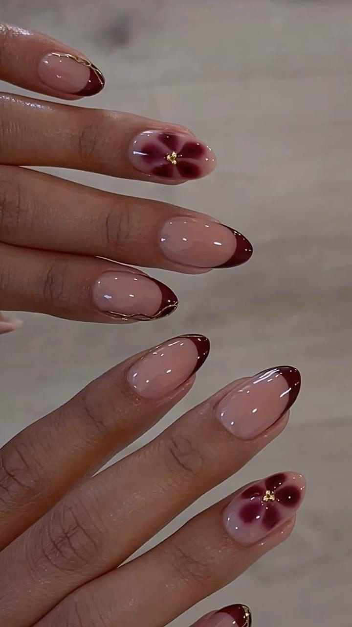 basic French with flower