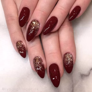 red cherry nails