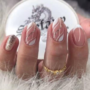 Short Sparkle Oval